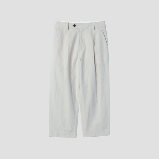 COTTON LINEN SILK TROUSERS