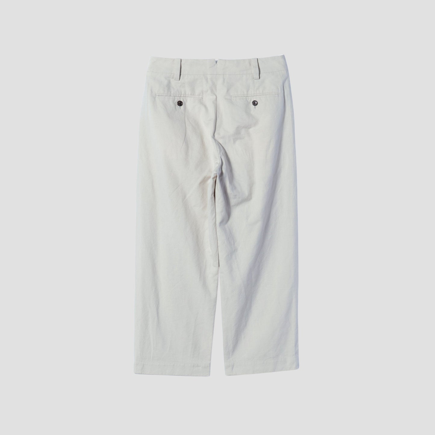 COTTON LINEN SILK TROUSERS