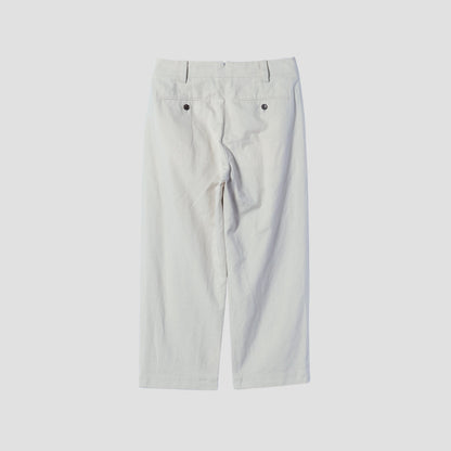 COTTON LINEN SILK TROUSERS