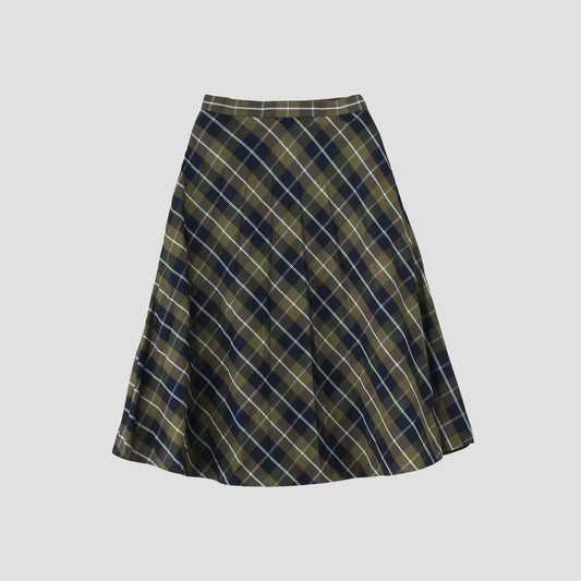 WINDOWPANE CHECK SKIRT