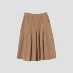 SOFT TWISTED YARN DYE COTTON SKIRT
