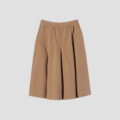 SOFT TWISTED YARN DYE COTTON SKIRT