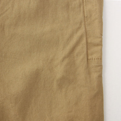COTTON RAMIE TOUGH POPLIN TROUSERS