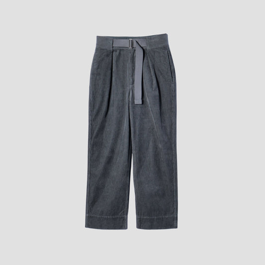 DRY COTTON NEEDLECORD TROUSERS
