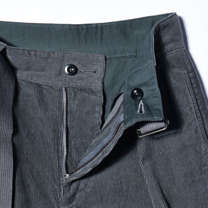 DRY COTTON NEEDLECORD TROUSERS