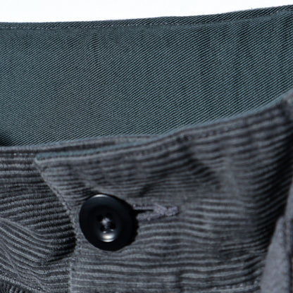 DRY COTTON NEEDLECORD TROUSERS