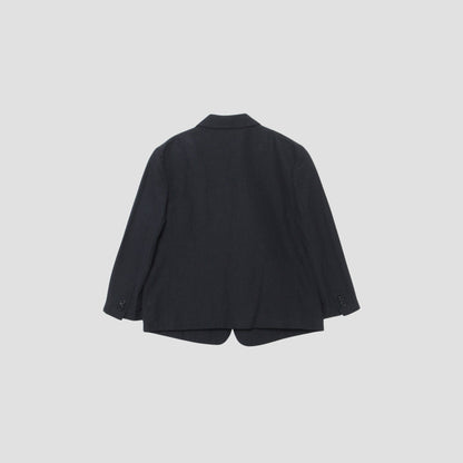 PLAIN WEAVE LINEN COTTON JACKET