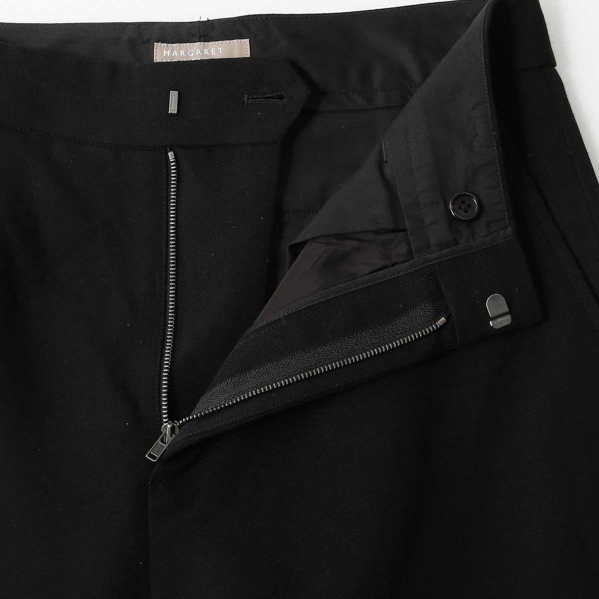 COTTON WOOL BARATHEA TROUSERS