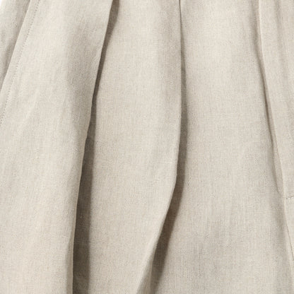 COMPACT LINEN TROUSERS