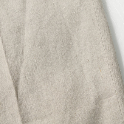 COMPACT LINEN TROUSERS