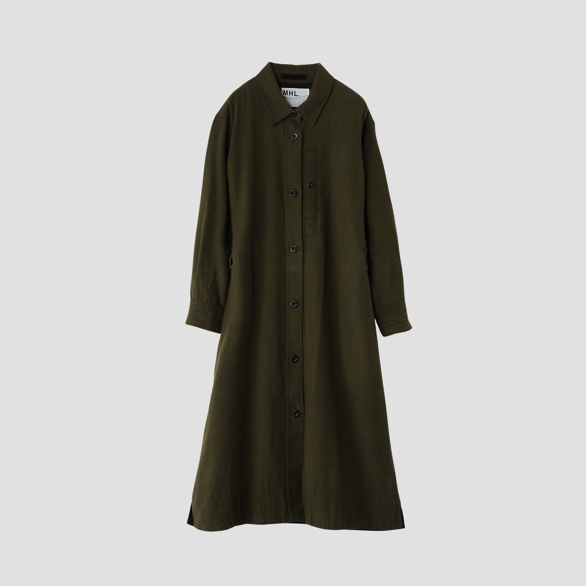 JAPANESE WOOL SHIRTING DRESS