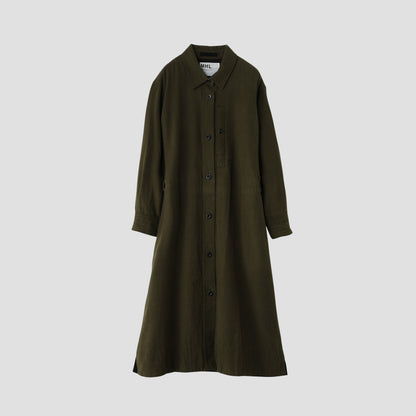 JAPANESE WOOL SHIRTING DRESS