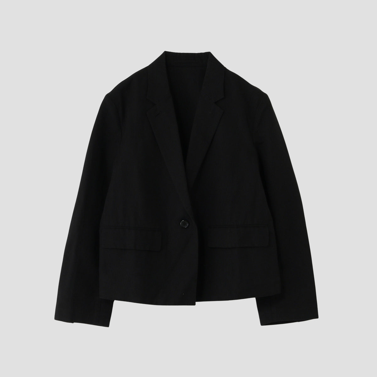 COTTON LINEN OXFORD JACKET