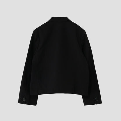 COTTON LINEN OXFORD JACKET