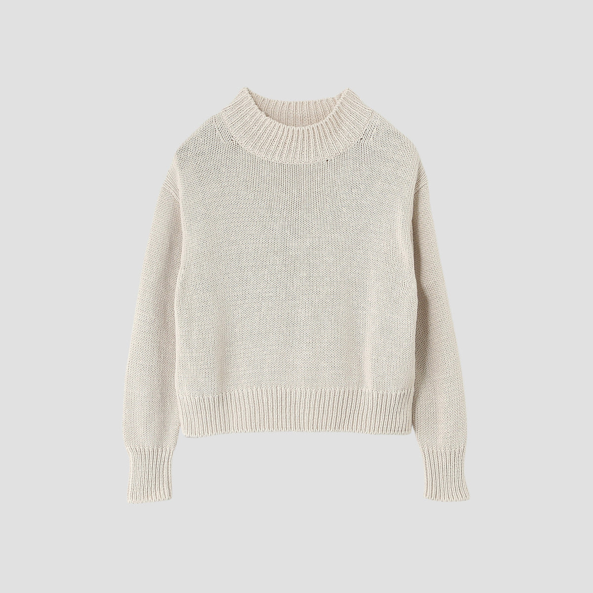 CHUNKY COTTON LINEN KNIT