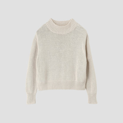 CHUNKY COTTON LINEN KNIT