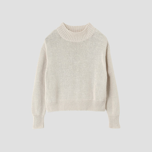 CHUNKY COTTON LINEN KNIT