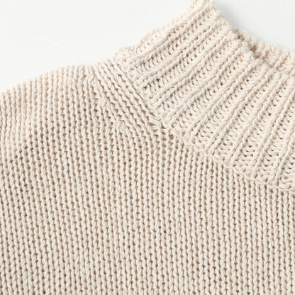 CHUNKY COTTON LINEN KNIT