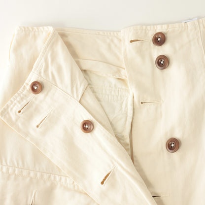 HIGHTWISTED COTTON LINEN SKIRT