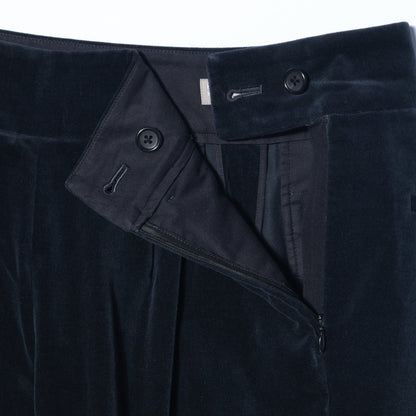 COTTON VELVET TROUSERS