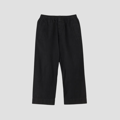 LINEN COTTON TWILL TROUSERS
