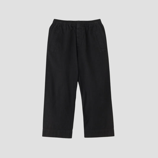 LINEN COTTON TWILL TROUSERS