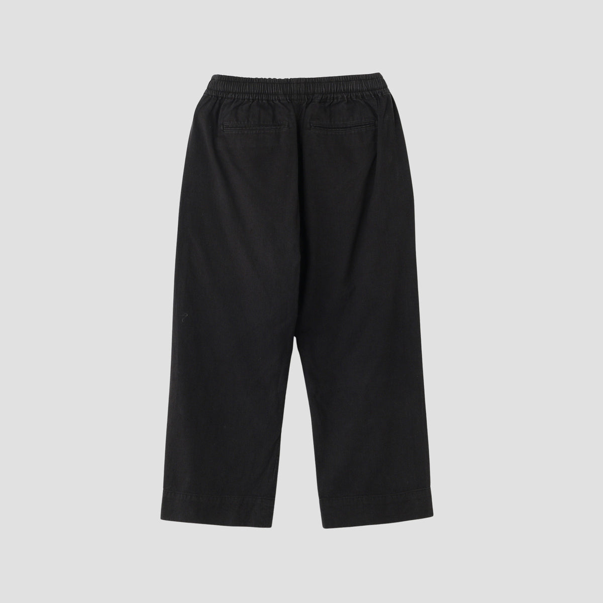 LINEN COTTON TWILL TROUSERS