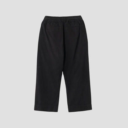 LINEN COTTON TWILL TROUSERS