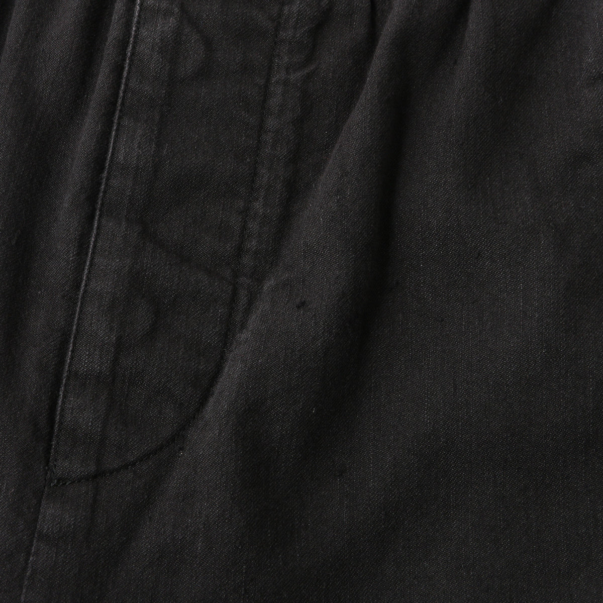 LINEN COTTON TWILL TROUSERS