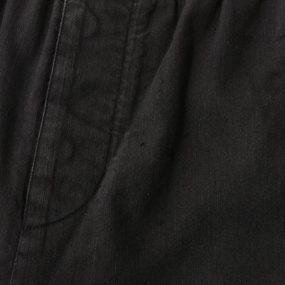 LINEN COTTON TWILL TROUSERS