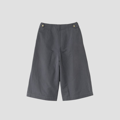 COTTON LINEN CANVAS TROUSERS
