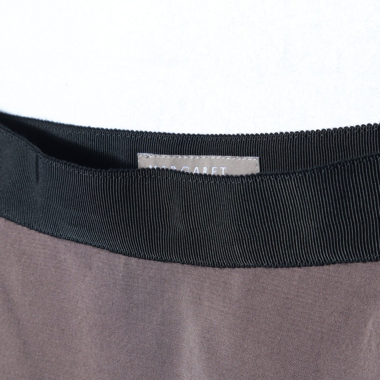 SILK COTTON POPLIN SKIRT