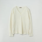V NECK GUERNSEY KNIT