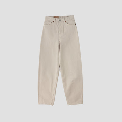 WHITE DENIM TROUSERS