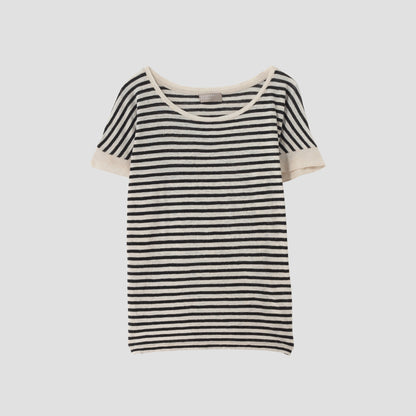 LINEN STRIPE JERSEY