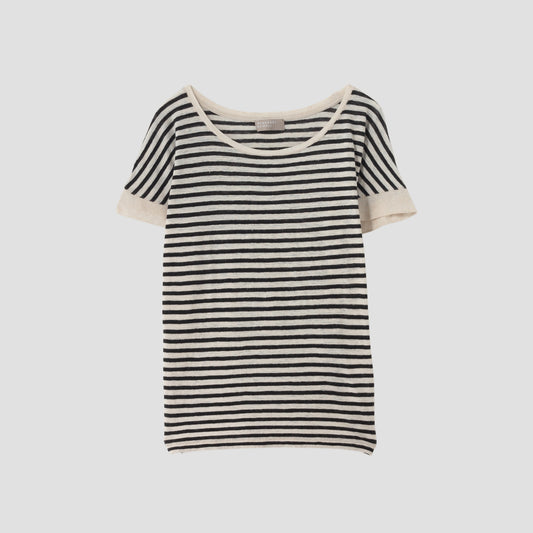 LINEN STRIPE JERSEY