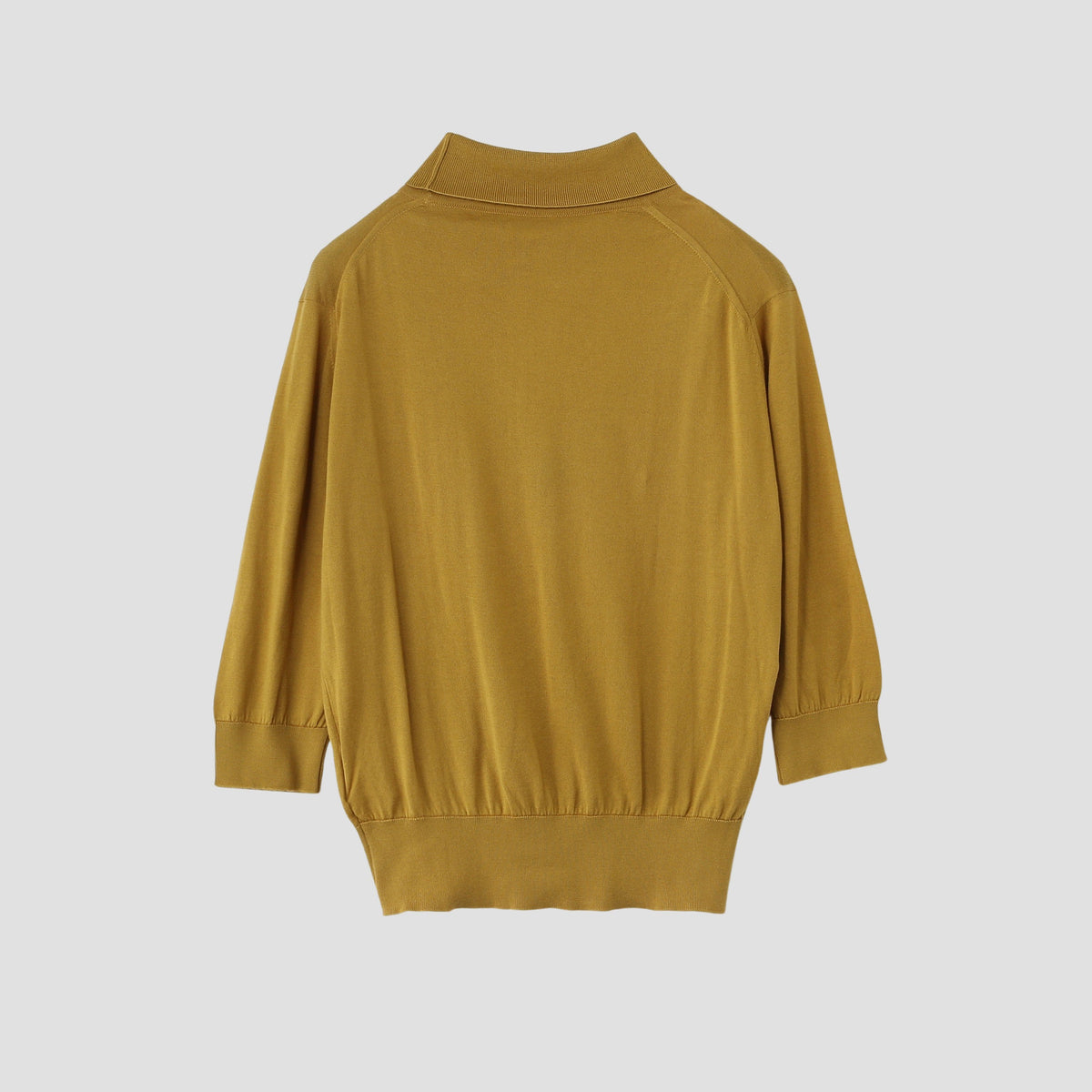 SEA ISLAND COTTON TURTLE NECK KNIT