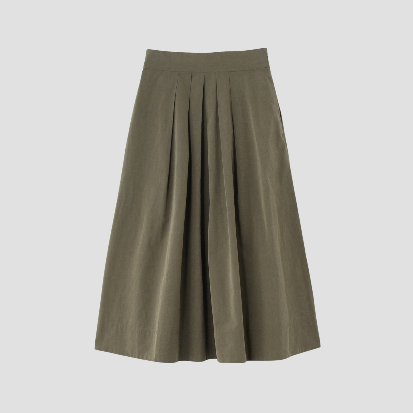 COTTON CHAMBRAY SKIRT
