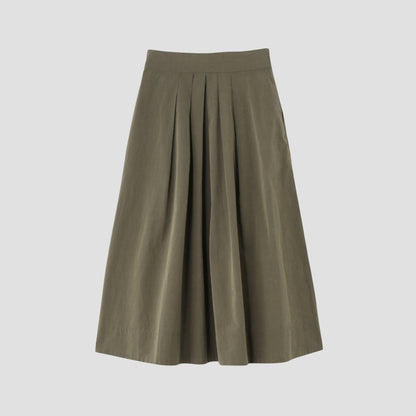 COTTON CHAMBRAY SKIRT