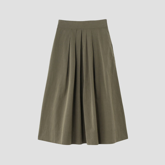 COTTON CHAMBRAY SKIRT