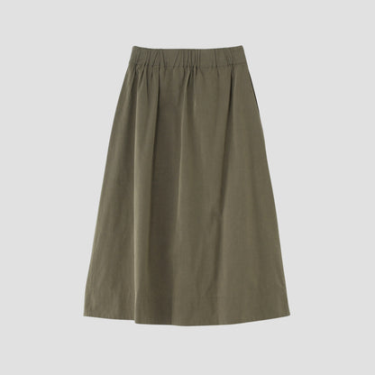 COTTON CHAMBRAY SKIRT