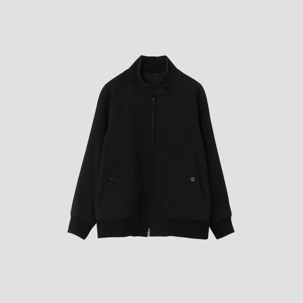 WOOL COTTON WHIPCORD BLOUSON