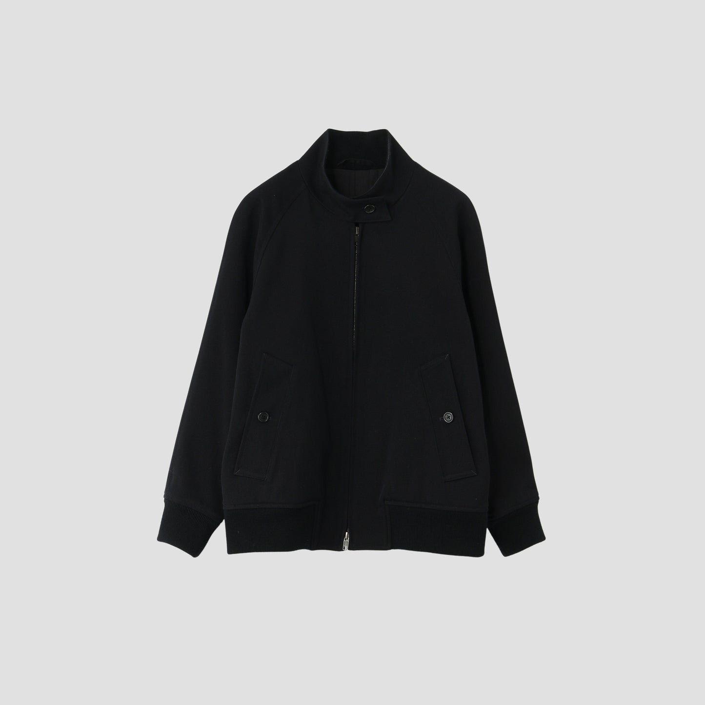 WOOL COTTON WHIPCORD BLOUSON
