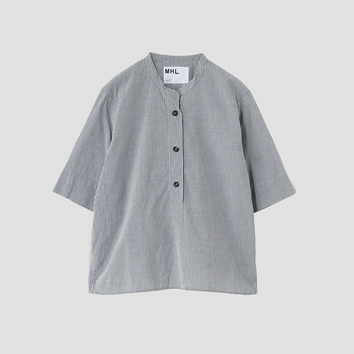 COTTON LINEN STRIPE SHIRT