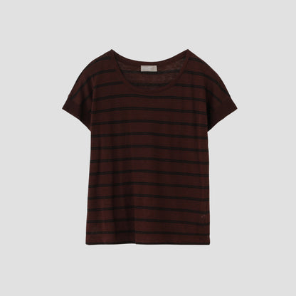 STRIPE LINEN JERSEY