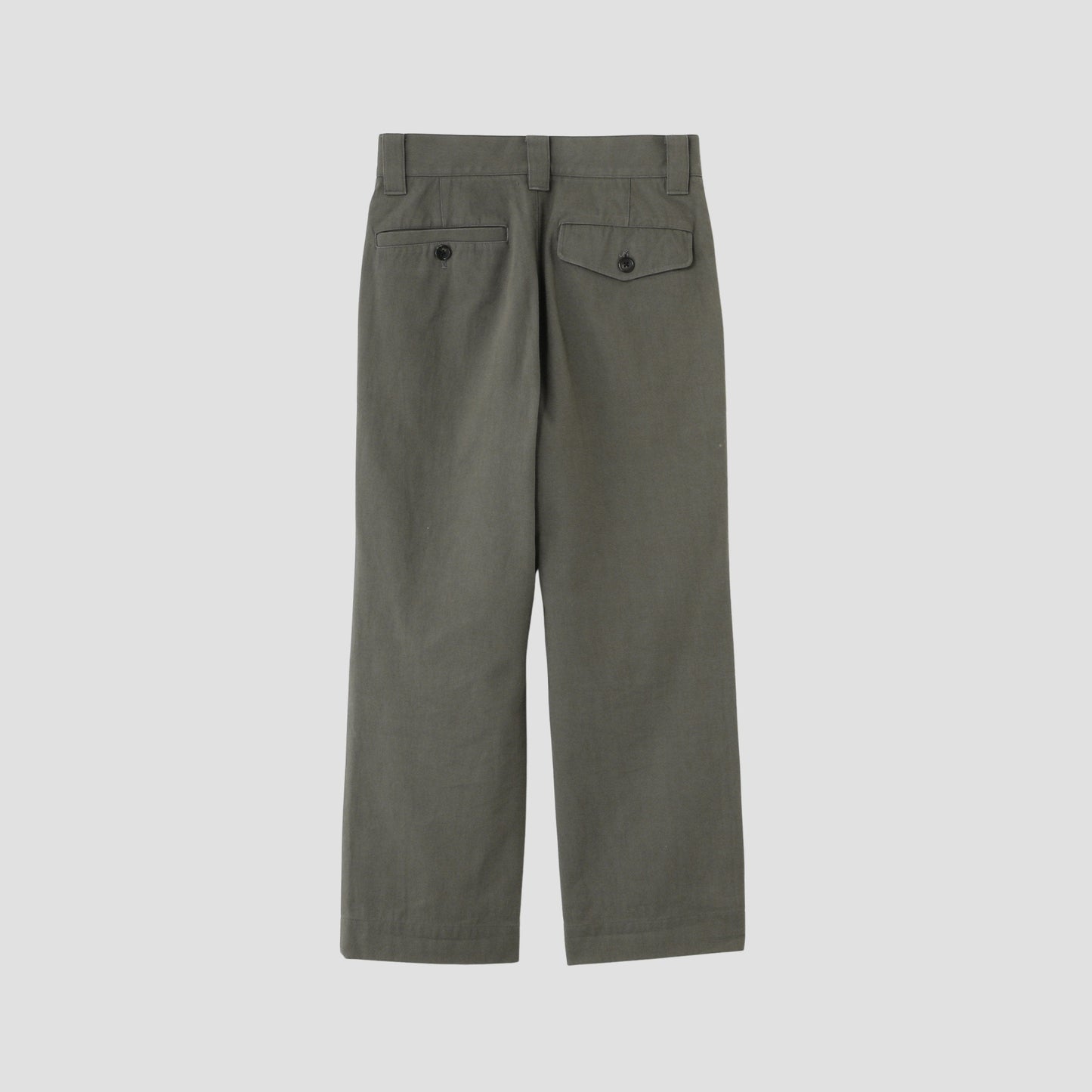 DRY COTTON GABARDINE TROUSERS