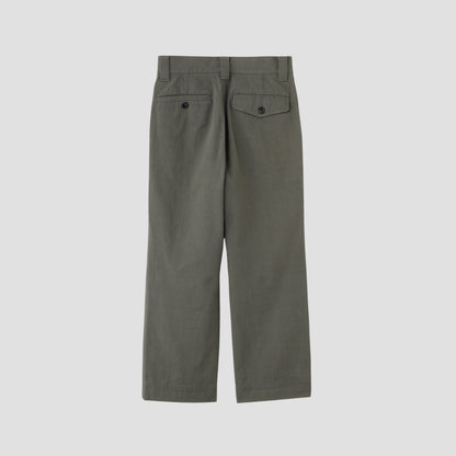 DRY COTTON GABARDINE TROUSERS