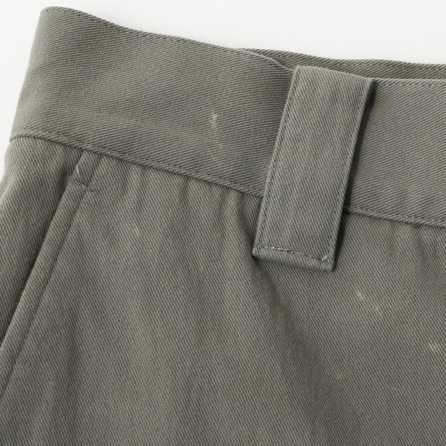 DRY COTTON GABARDINE TROUSERS