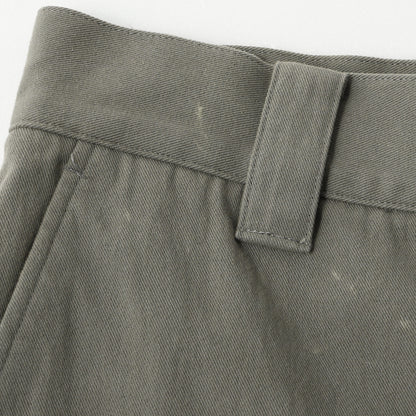 DRY COTTON GABARDINE TROUSERS