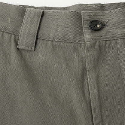 DRY COTTON GABARDINE TROUSERS